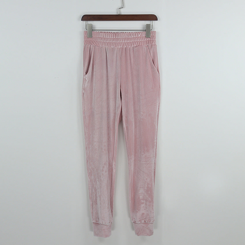 Suede Sweat Suit