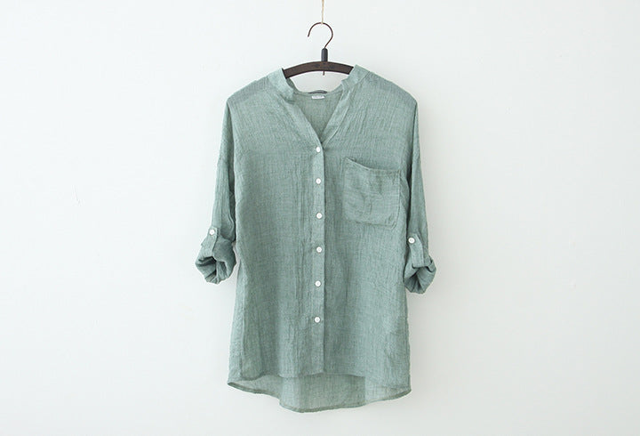 Three Quarter Sleeve Shirt, shirt, VIVIMARKS