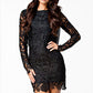 Lace Open Back Bodycon Dress, dress, VIVIMARKS