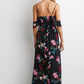 Floral Spaghetti Staps Maxi Dress, dress, VIVIMARKS
