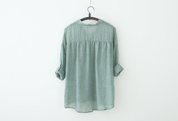 Three Quarter Sleeve Shirt, shirt, VIVIMARKS