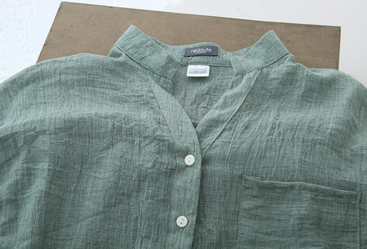 Three Quarter Sleeve Shirt, shirt, VIVIMARKS