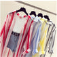 Stripe See-through Cardigan