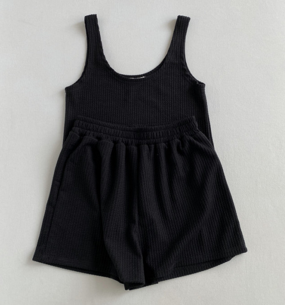 Casual Top And Shorts Two Pieces Set