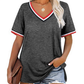Casual. V Neck Top