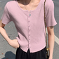 Knit Short Sleeve Top