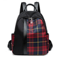 Checked Backpack