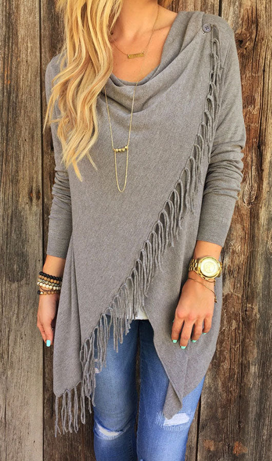 Tassel Fringe Coat