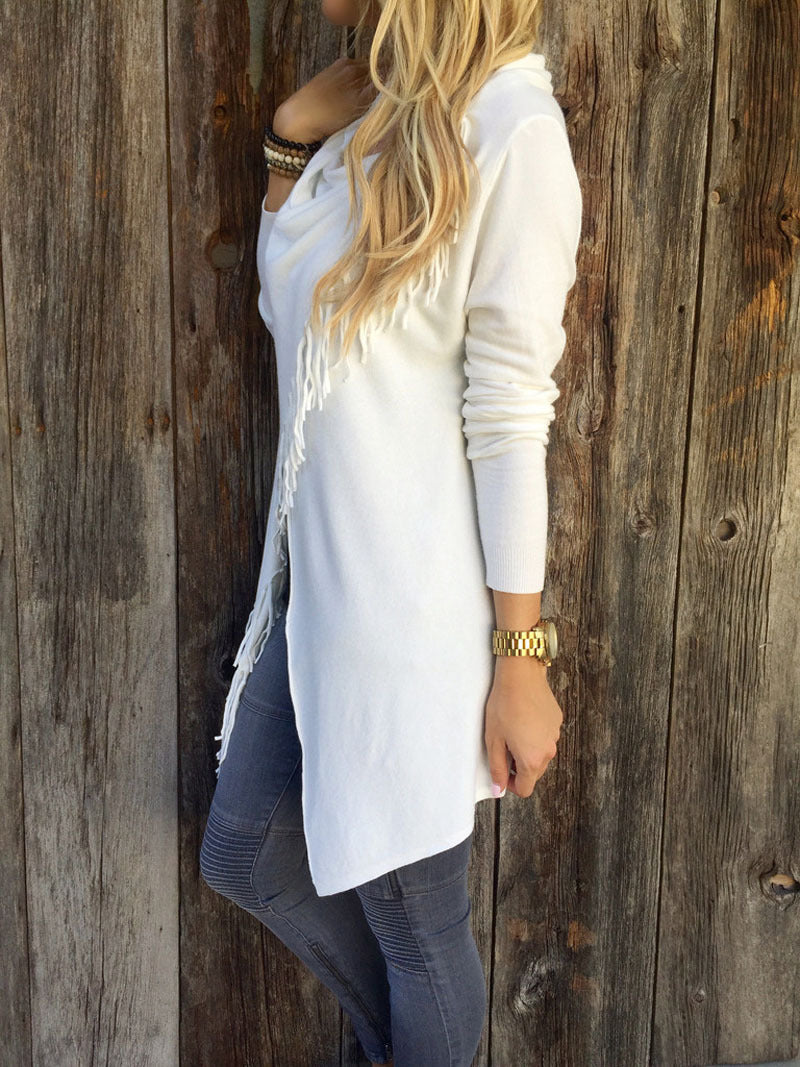 Tassel Fringe Coat