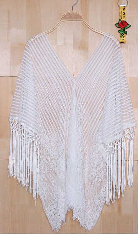 Tassel Lace Cover Up