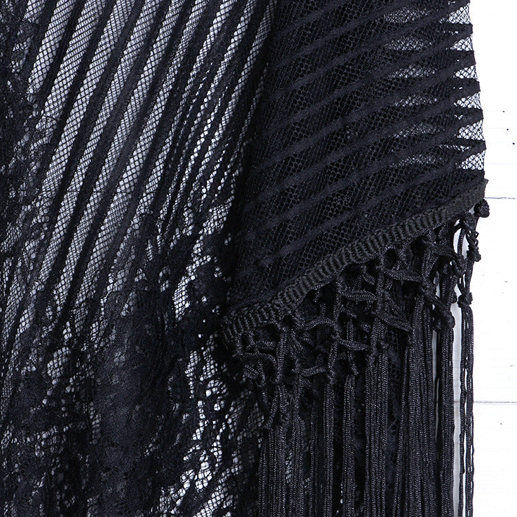 Tassel Lace Cover Up