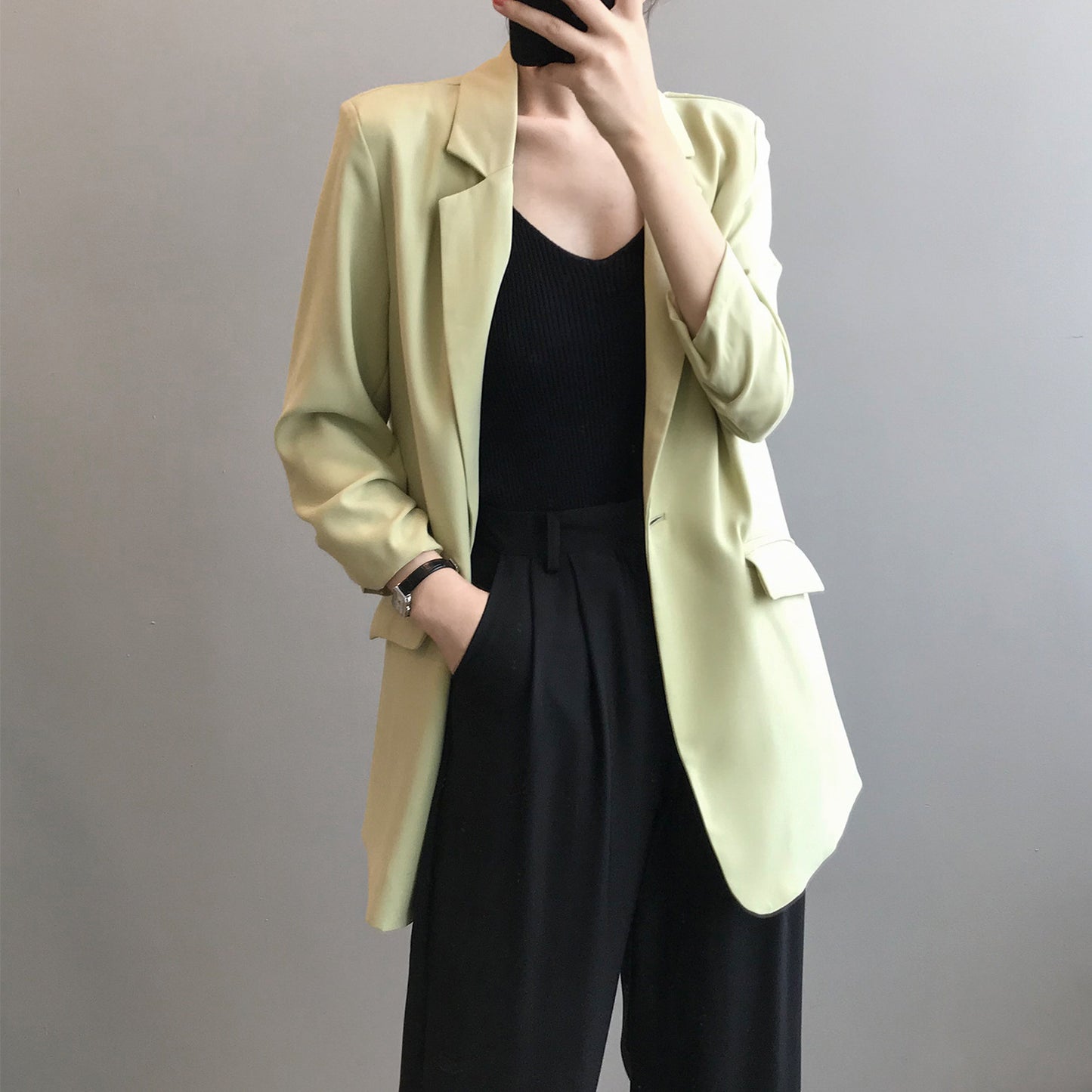 Three Quarter Sleeve Suit