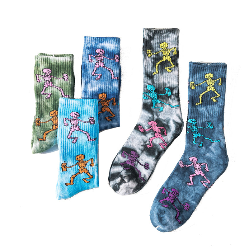 Tie-dyed Socks-3/5 Pair Pack