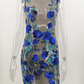 Floral See-through Bodycon Dress
