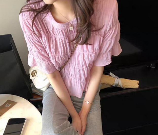 Folded Chiffon Top
