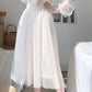 V Neck Grenadine Dress