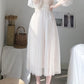 V Neck Grenadine Dress