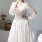 V Neck Grenadine Dress