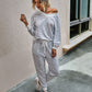 V Neck Two Pieces Set