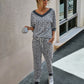 V Neck Two Pieces Set