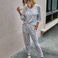 V Neck Two Pieces Set