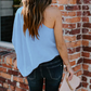One Shoudler Chiffon Top