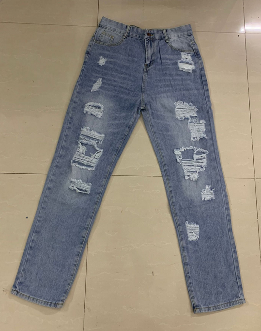 Casual Hole Jeans