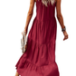 Solid Color Casual Dress