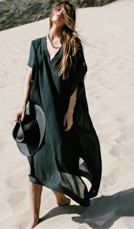 V Neck Cover Up
