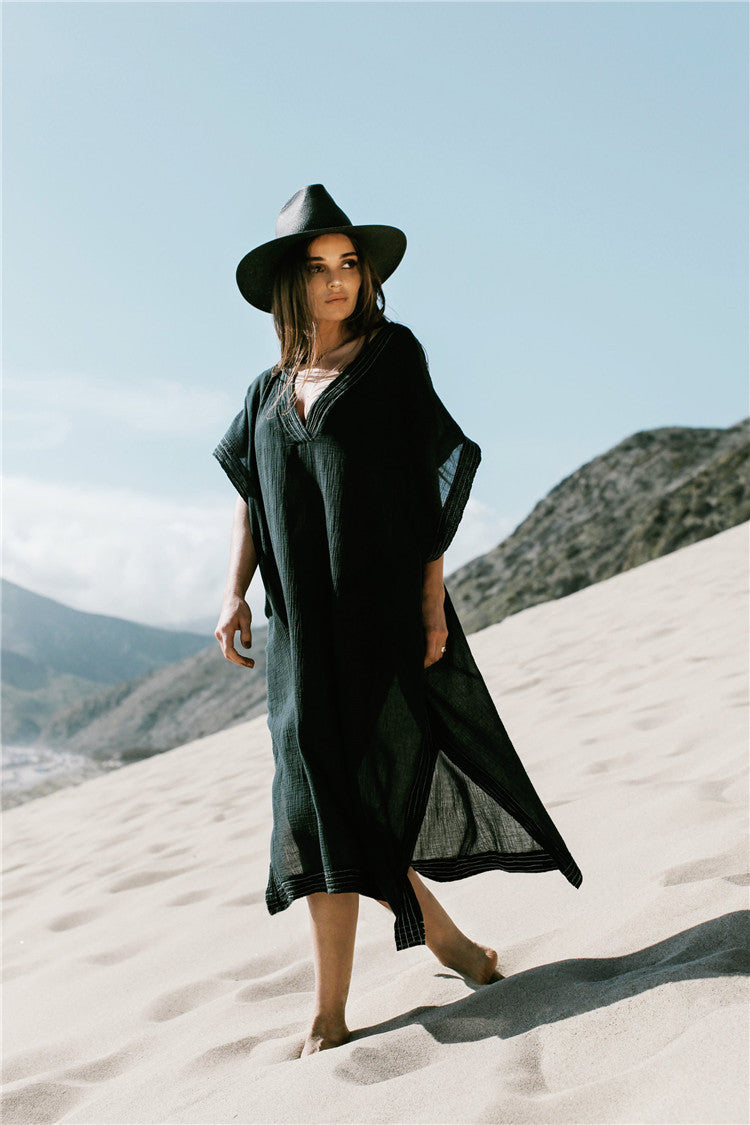 V Neck Cover Up