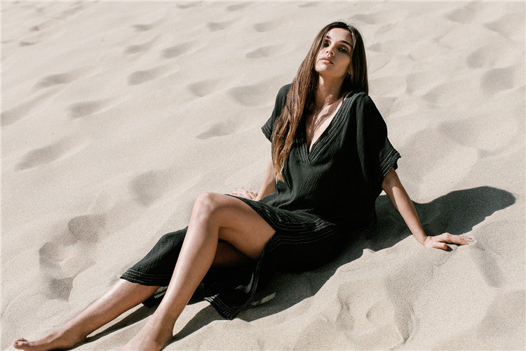 V Neck Cover Up