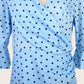 V Neck Dots Dress