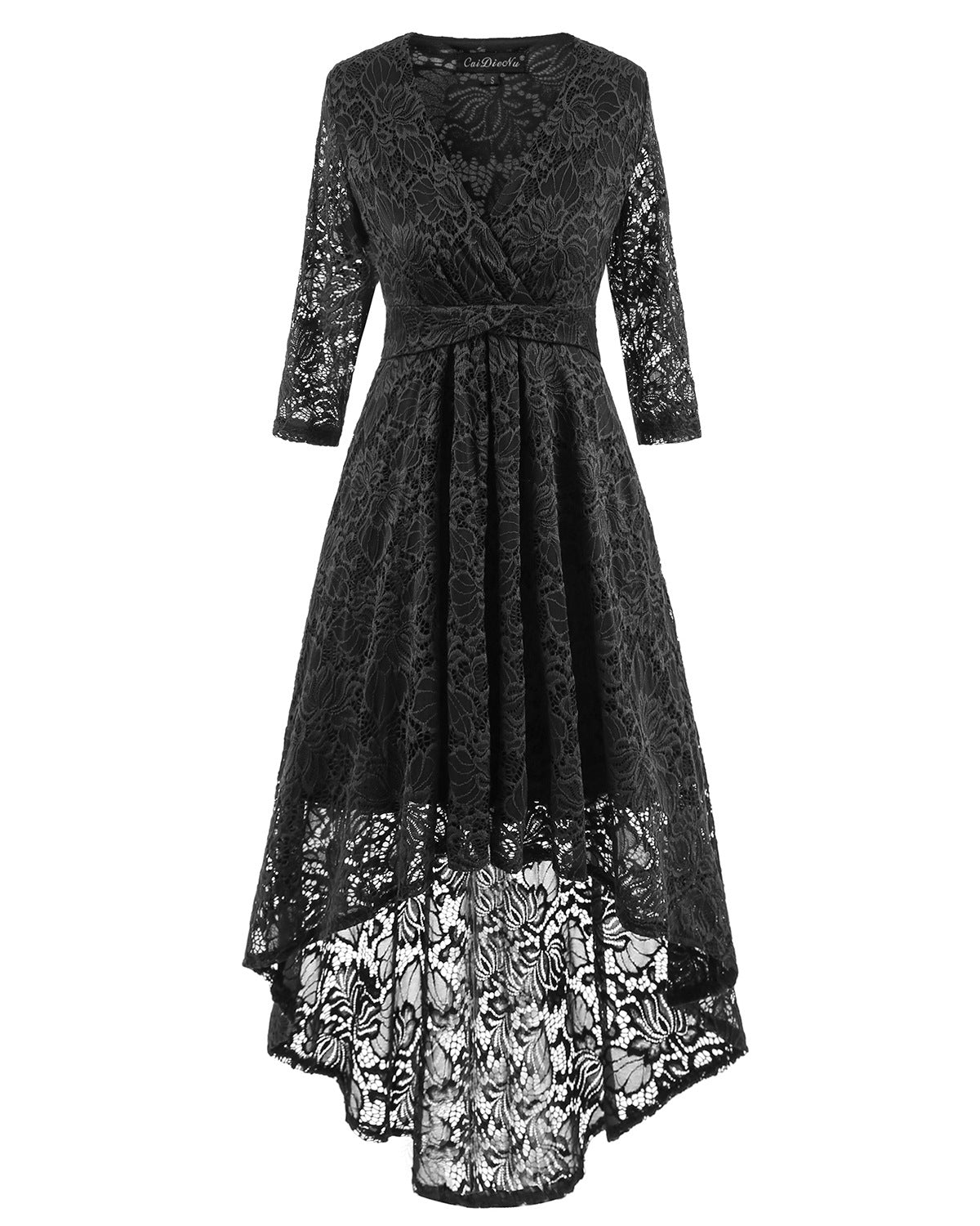 V Neck Lace Dress