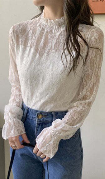 Velvet Lace Top