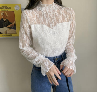 Velvet Lace Top