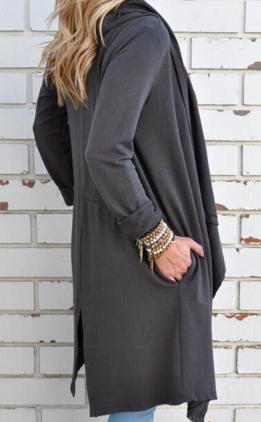Gray Cardigan, cardigan, VIVIMARKS