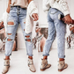 Casual Holes Jeans