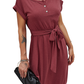 Solid Color Dress