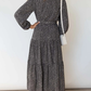 Dots V Neck Dress