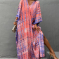 Colorful Slit Cover Up