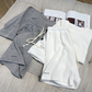 Casual T Shirt And Shorts Two Pieces Set