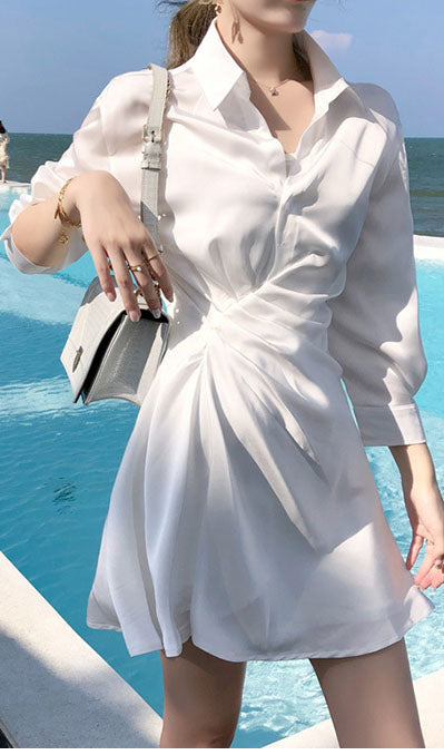 White Chiffon Blouse