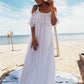 White Lace Cover Up