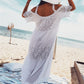 White Lace Cover Up