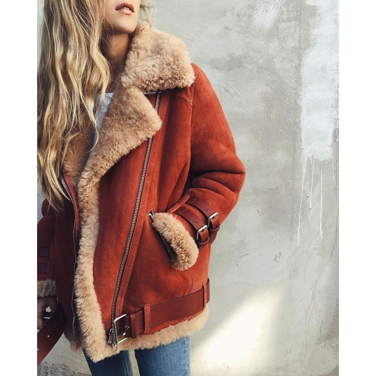Woollen Lapel Coat