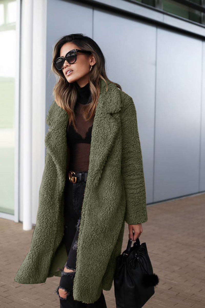 Woollen Lapel Coat