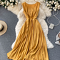 Fold Sleeveless Dress