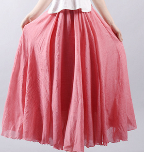 Solid Color Skirt