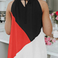 Halter Neck Chiffon Top