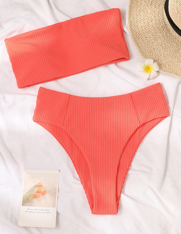 Strapless Bikini Set